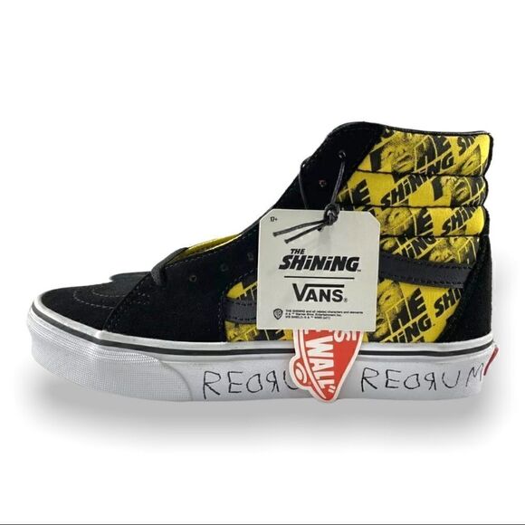 Vans x House Of Terror Sk8-Hi Mens Size 9/10.5 The Shining Redrum Shoe NWOB - Picture 4 of 9